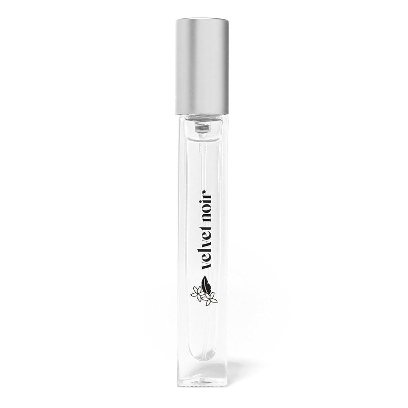 Just Juice Velvet Noir - Crisp Jasmine Perfume for Women & Men - Floral Musk Travel Size 0.33 oz