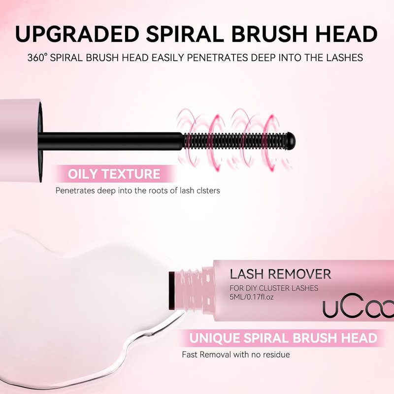 Lash Glue Remover - Gentle Formula for Sensitive Eyes | 5ML Eyelash Bond Remover for Lash Clusters
