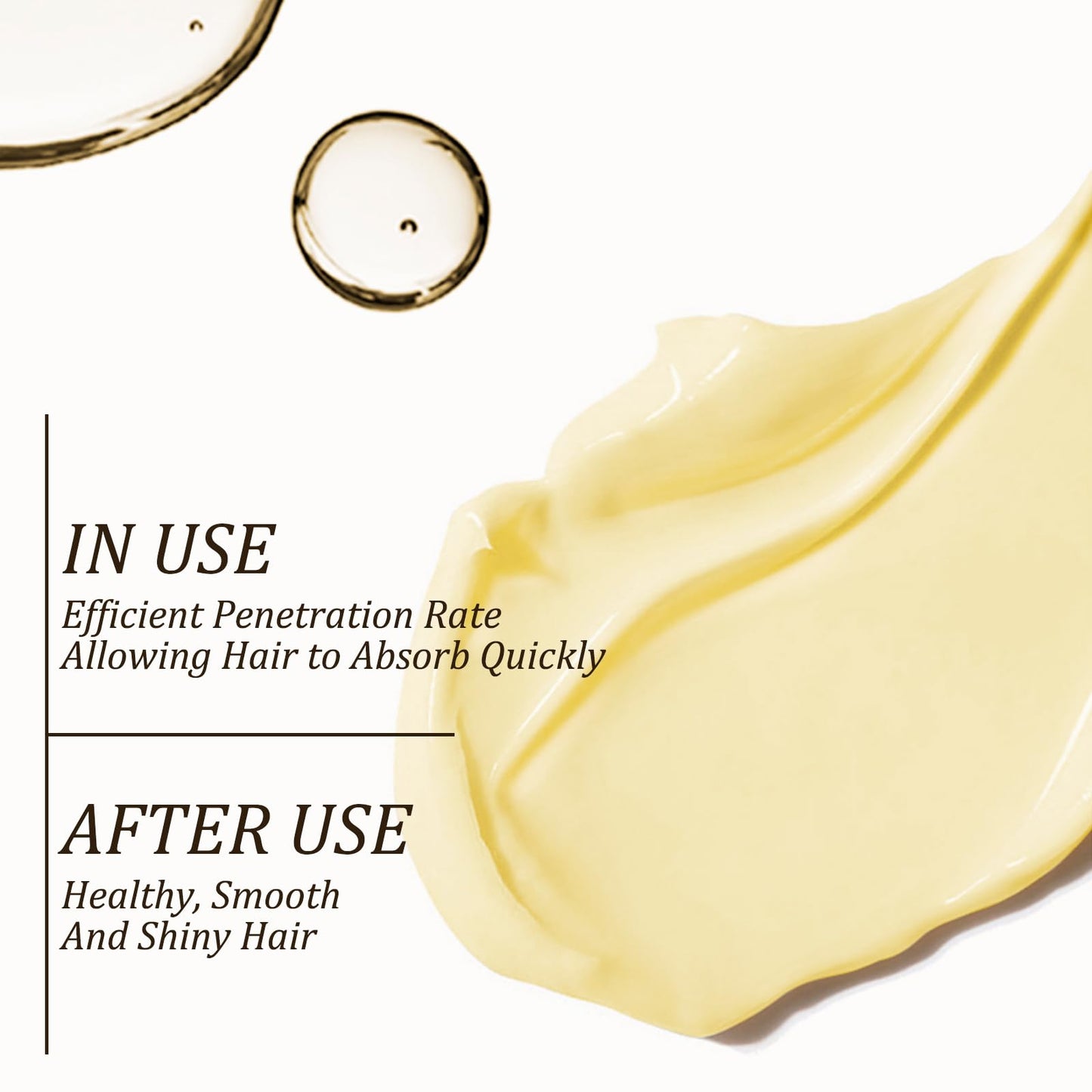 Tgideas Hydrating Collagen Hair Mask for Dry Damaged Hair-Deep Repair Conditioning Treatment Hair Smooth Masque for All Hair Types 8.45 Oz