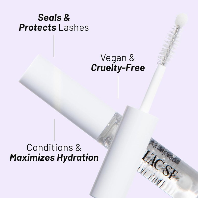 Lilac St. - Lilac Lash Crystal Coat - Glossly & Clear Lash Sealant - Long Lasting Lash Application - Extend Wear - Brush Applicator Tip - Waterproof - Cruelty Free, Vegan, Women Founded - 0.16 fl oz