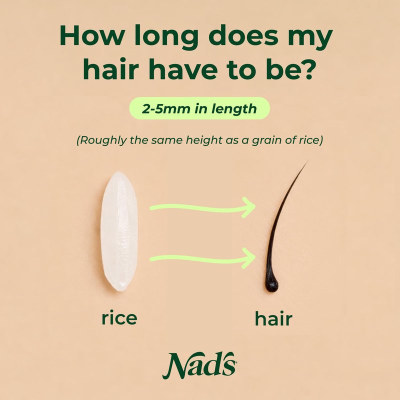 Nad's Facial Wax Strips - Hypoallergenic All Skin Types - Facial Hair Removal For Women - At Home Waxing Kit with 20 Face Wax Strips + 4 Calming Oil Wipes + Skin Protection Powder