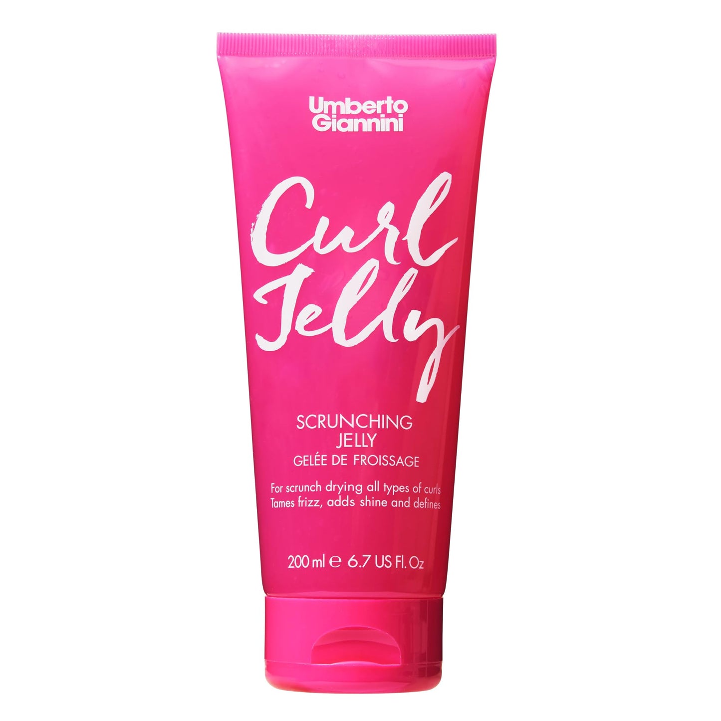 Umberto Giannini Curl Jelly Scrunching Jelly 6.7 fl Oz - Frizz Solution Defining Hair Gel for 2a-4c Curly, Wavy, Coily Hair - Vegan & Cruelty-Free