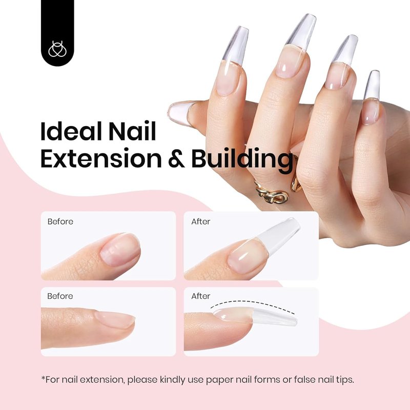 Beetles Builder Gel - 1 oz Nude Pink Sculpting Gel for Nail Extensions | High Hardness & Durable Protection