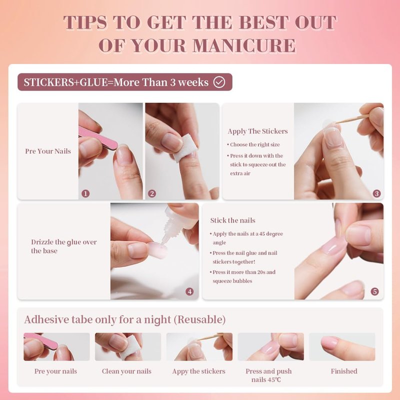 Mivota Medium Almond Press On Nails French Tip Nude Acrylic Fake Nails with 3D Shell Starfish Pearl Floral Design, Elegant Summer Beach Style DIY Manicure for Women