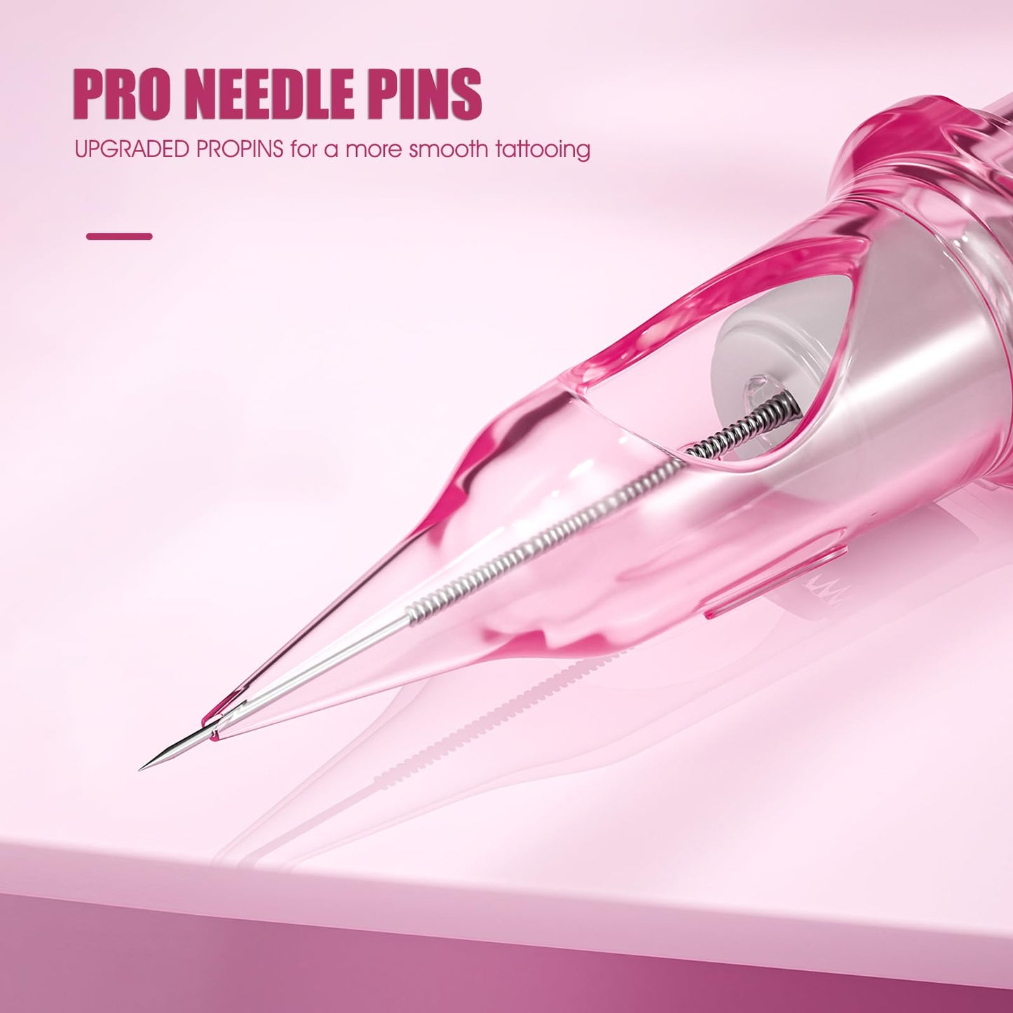 TATELF 1003RL Tattoo Needles 20Pcs - Professional Disposable Tattoo Cartridges #10 Round Liner (Bugpin) - Compatible with Most Rotary & Pen Machines