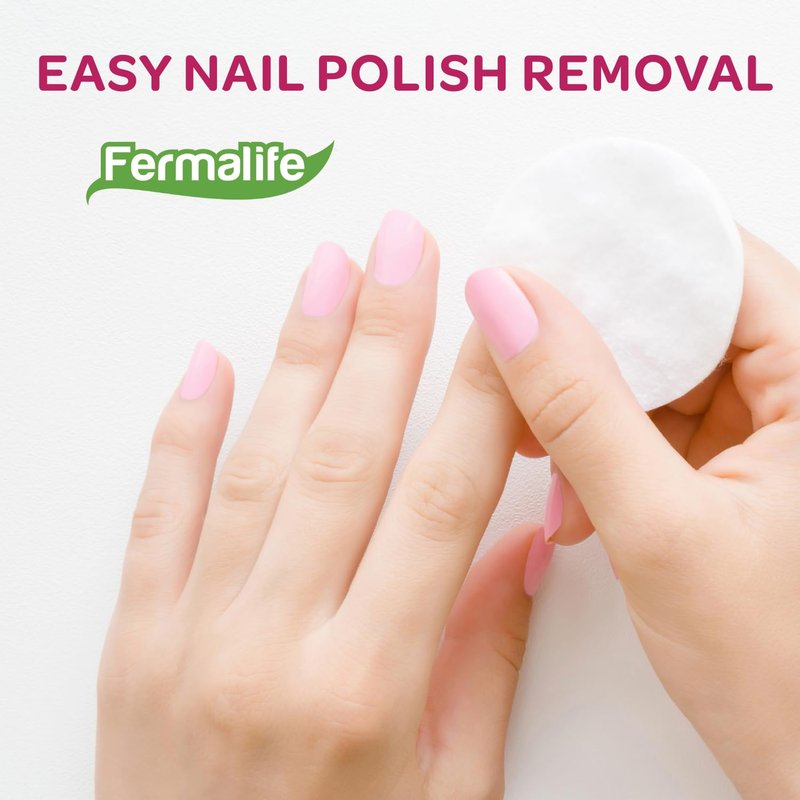 FERMALIFE Premium 100% Pure Cotton Rounds Dual Sided Exfoliating & Ultra Soft Pads for Face, Toner, Makeup, Nails, Facial, Skincare & Baby Care, Lint Free, Hypoallergenic (300ct (3 Bags))