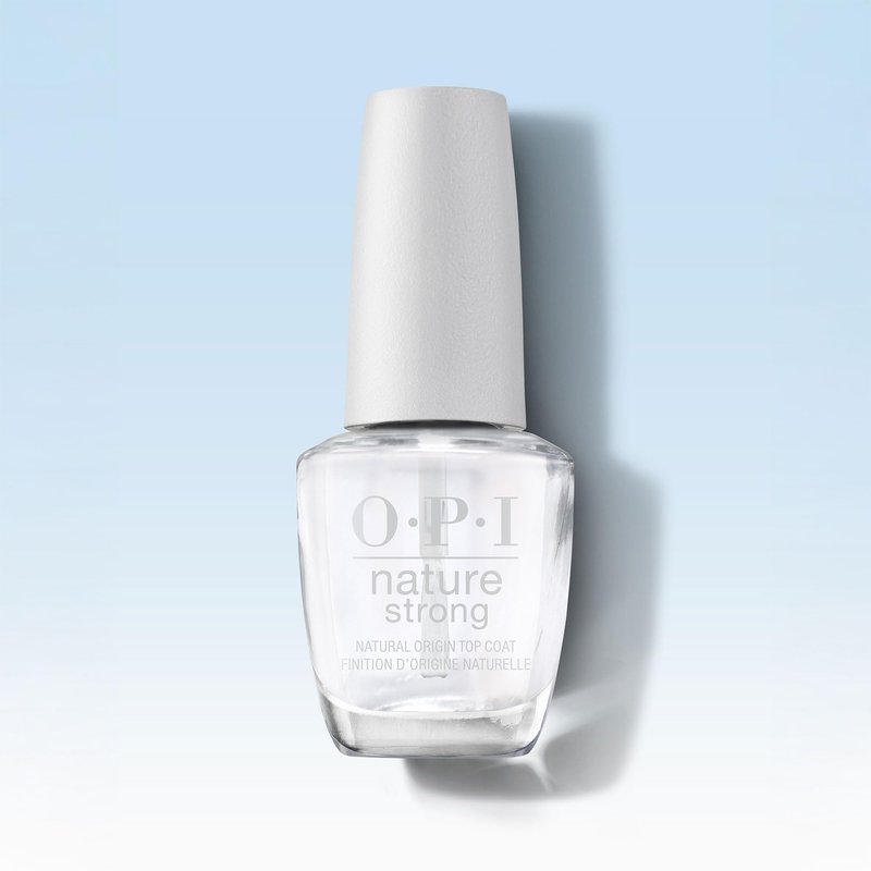 OPI Nature Strong Top Coat | Natural Origin, Vegan Nail Polish Top Coat | Protects Nails & High Gloss Shine