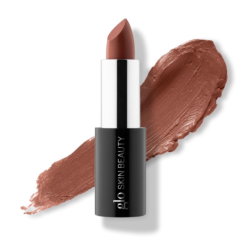 Glo Skin Beauty Satin Lipstick - Amaretto | Nourishing, Long-Wearing Formula with Skincare Benefits
