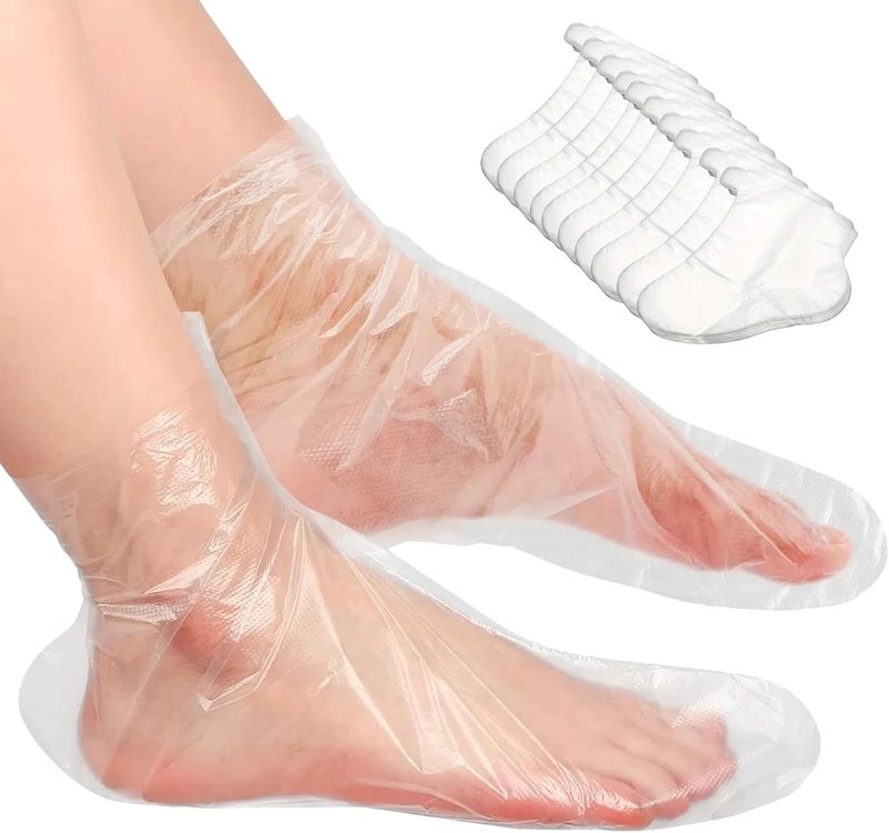 Skiennix Disposable Foot Covers - Thick Thermal Therapy Liners for Paraffin Bath | 12.2" L x 6.7" W (Pack of 100)