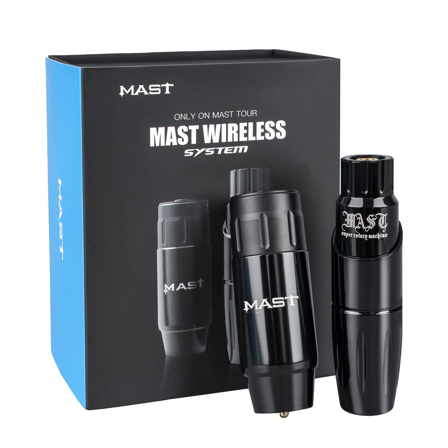 Mast Tour Cordless Tattoo Pen Machine Kit, Professional Rotary Cartridges Tattoo Gun, Replacement Tattoo Battery Power Supply QP-001