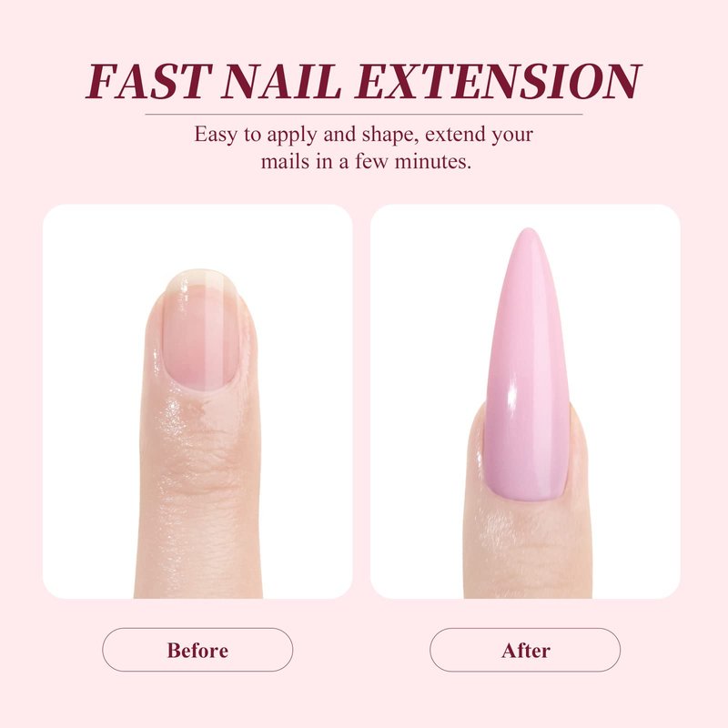 SAVILAND Acrylic Nail Kit for Beginners: White Pink Clear Acrylic Powder and Liquid Set with Nail Brush Forms Manicure Tools Kit with Everything for Beginners Home DIY Nail Art Salon