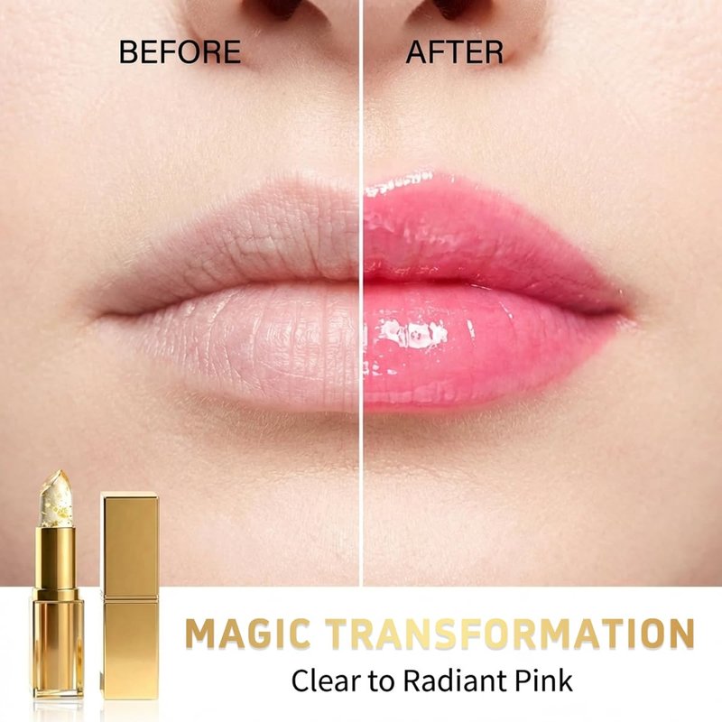 Areliaa Lipstick, Areliaa Skin-Adaptive Lipstick, Coellyo True Tone Ph Adjusting for Mature Women, Transferproof Clear Lip Gloss, Long-Lasting Hydration without Stripping(2 Pcs)