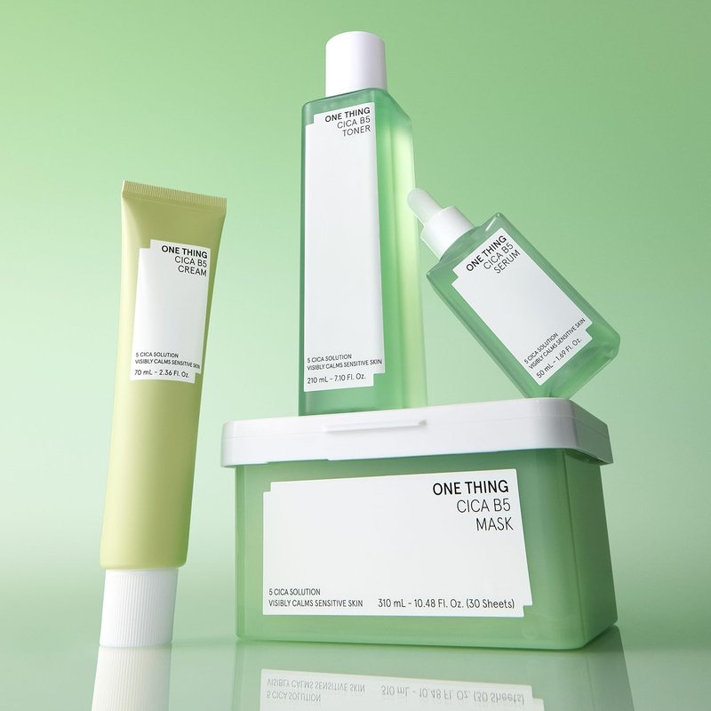 ONE THING CICA B5 Moisturizing Cream 2.36 fl.oz / 70ml | Korean Skincare, Ultimate Hydration and Barrier Strengthening for Sensitive Skin, Non-Greasy, Redness Relief