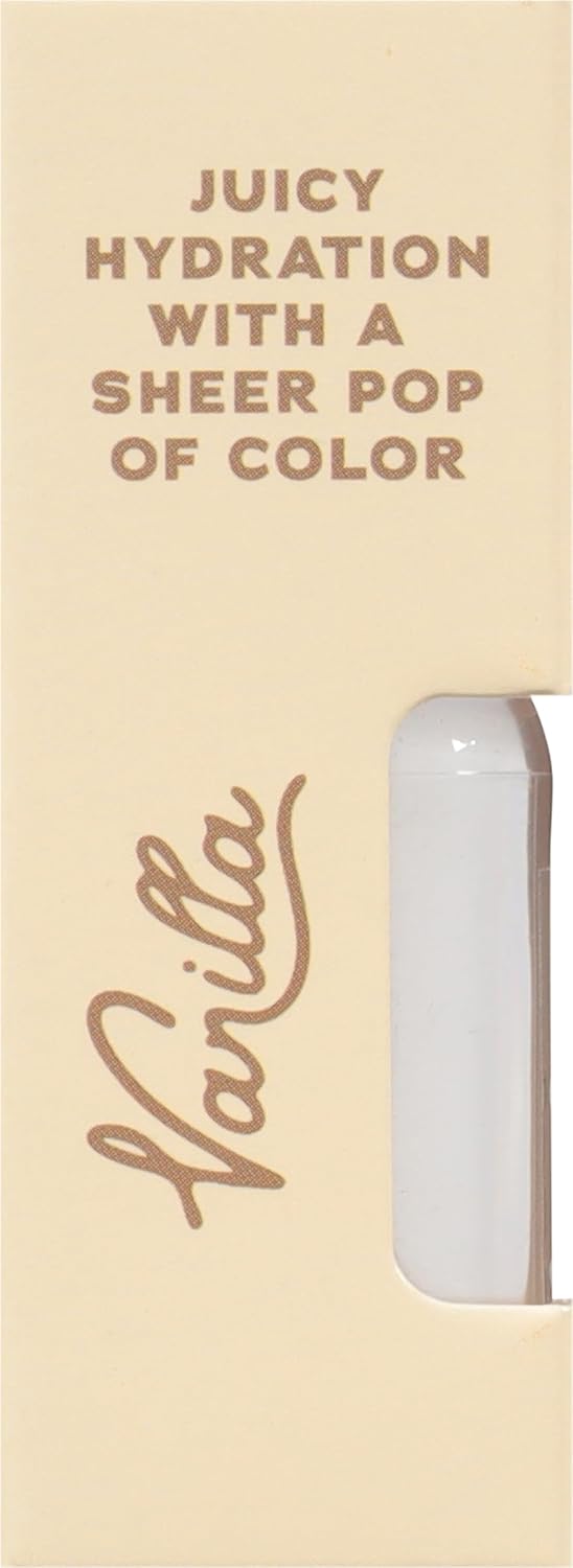 Tree Hut Vanilla Lip Oil - Non-Sticky Hydrating Gloss with Vitamin E & Squalane | 0.11 fl oz