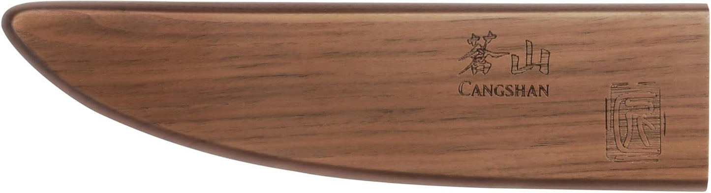 Walnut Magnetic Knife Sheaths - Saya Style Blade Protection for 5-Inch Knives