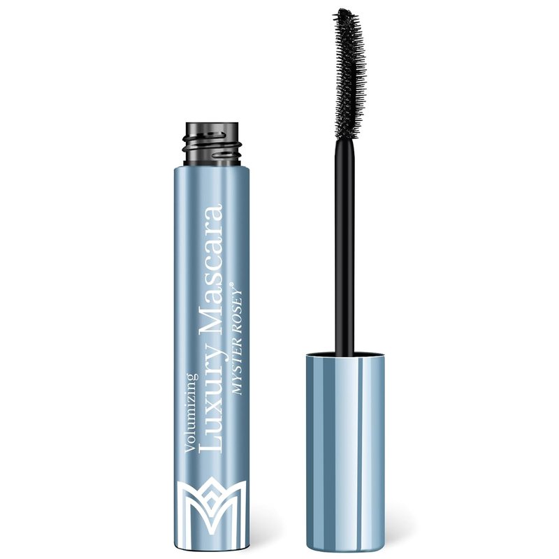 MYSTER ROSEY Mascara for Older Women - Lengthening & Volumizing, Smudge-Proof | Black, 0.4 Fl Oz
