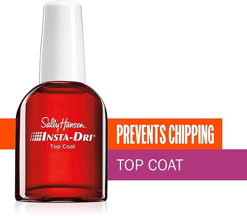 Sally Hansen Clear Top Coat - Quick Dry Nail Polish for Streak-Free Shine | Long Lasting Finish