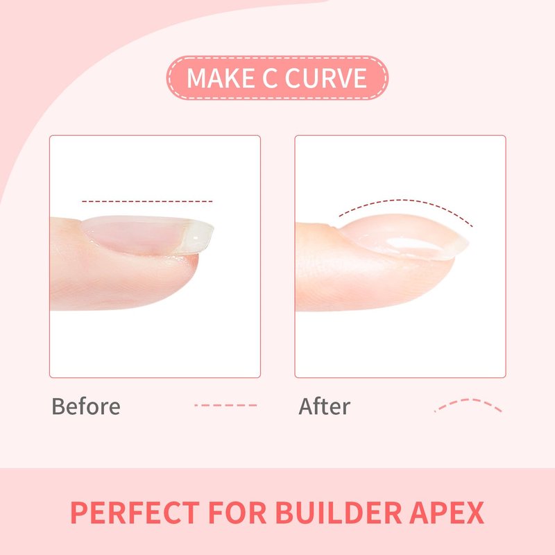 JODSONE Builder Gel Set - 4Pcs 10ML Nail Apex & Extension Strengthener | Clear, White, Pink, Brown