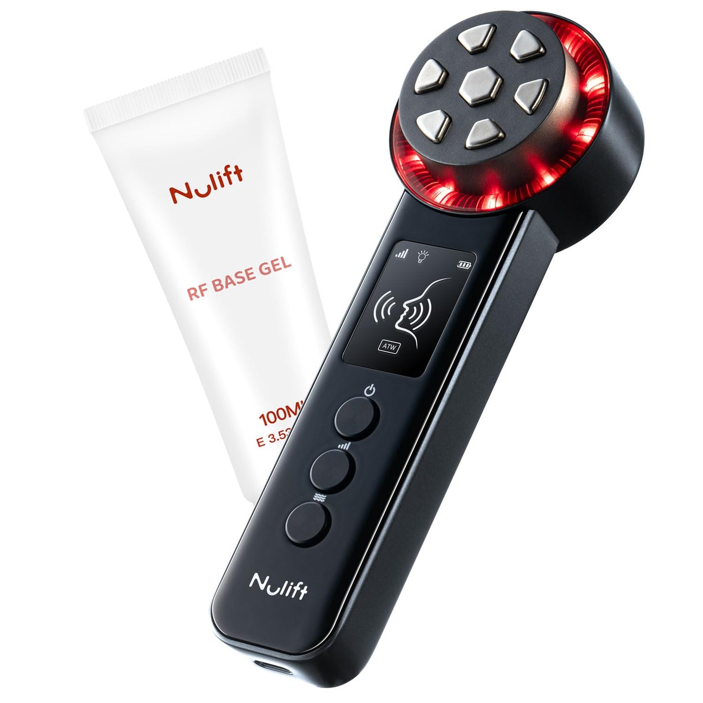 Skin Tightening Device | 6 in 1 Radio Frequency Skin Tightening Device | Professional Face Tightening | Lifting | Wrinkle Reducing | Depuff | Absorb | at Home RF Anti Aging Face Beauty Device