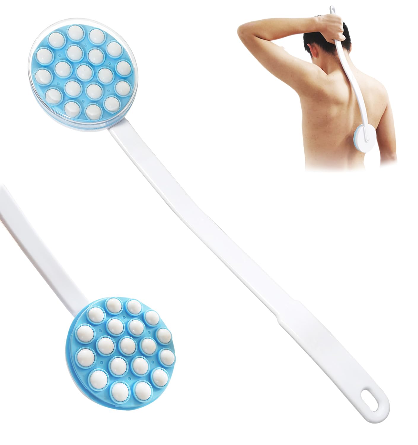 UMOPPHIX Lotion Applicator for Back, Back Lotion Applicator for Women Elderly, Long Handled Back Lotion Applicators for Your Back, Easy Reach Self Apply Body Lotion, Cream Moisturizer, Sunscreen