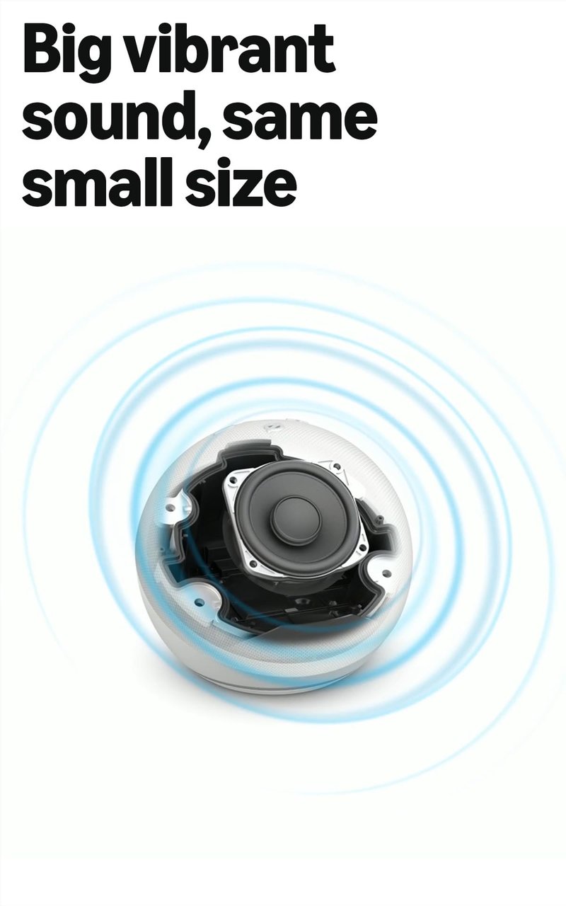 Amazon Echo Dot (newest model) - Vibrant sounding speaker, Designed for Alexa+, Great for bedrooms, dining rooms and offices, Deep Sea Blue