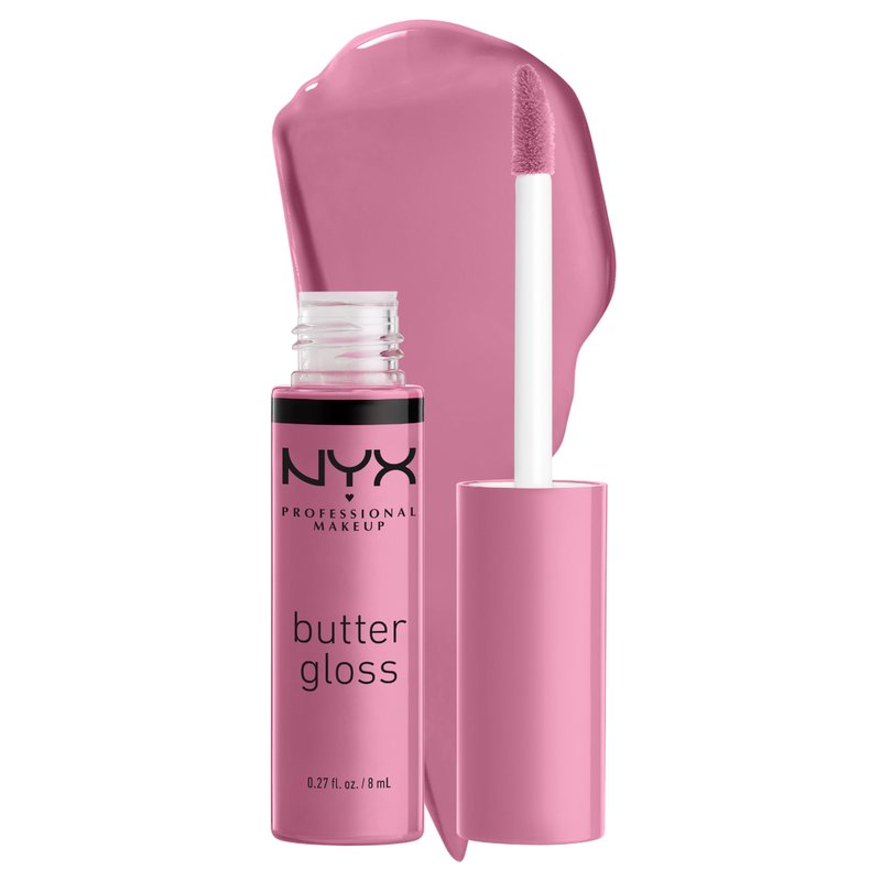 NYX PROFESSIONAL MAKEUP Butter Gloss, Non-Sticky Lip Gloss - Eclair (Pink)