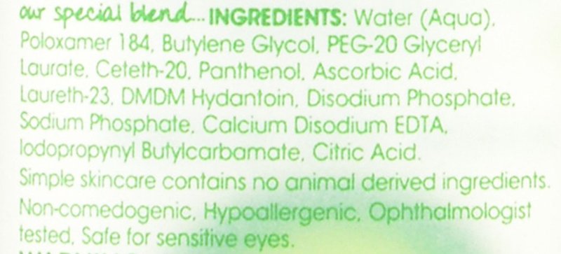 Simple Kind to Eyes Eye Makeup Remover - Gentle Formula for Sensitive Skin | 4.2 oz