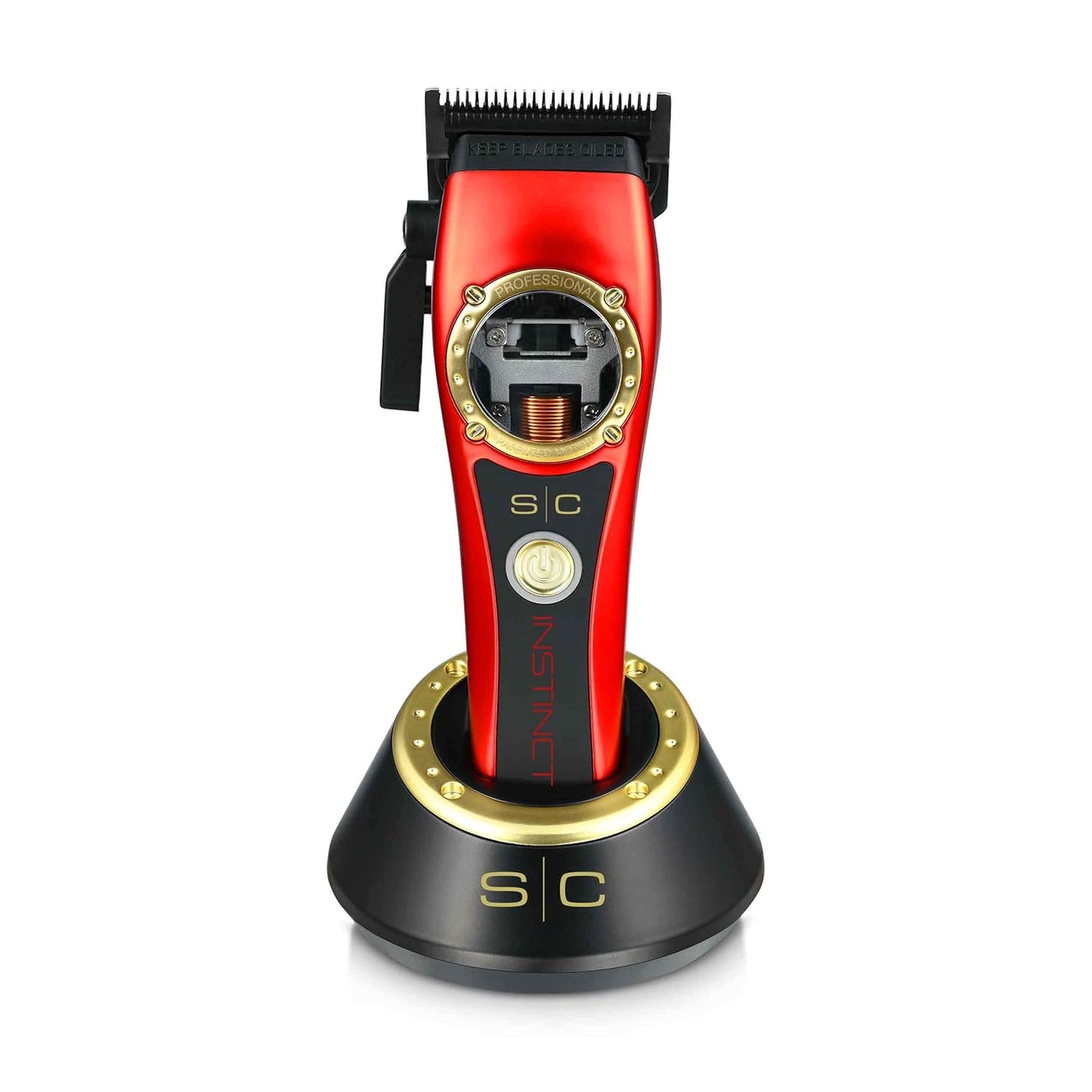 Stylecraft Professional Cordless Hair Clipper - IN2 Vector Motor with Torque Control | 3 Modular Lids