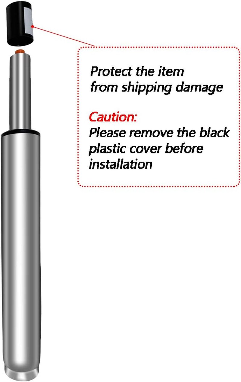 18" to 28" Long Adjustable Gas Lift Cylinder Tube for Bar Stool Drafting Chair Replacement Parts,Heavy Duty Hydraulic Pneumatic Cylinder Shock Piston (10" Lift Stroke)