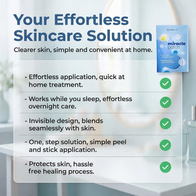 BABYLONOVA Premium Miracle Patch Hydrocolloid Acne Patches for Face, Invisible Pimple Patches for Acne Spot Treatment, Zit & Blemish Patches Overnight, Clear Skin Patch 72 Count
