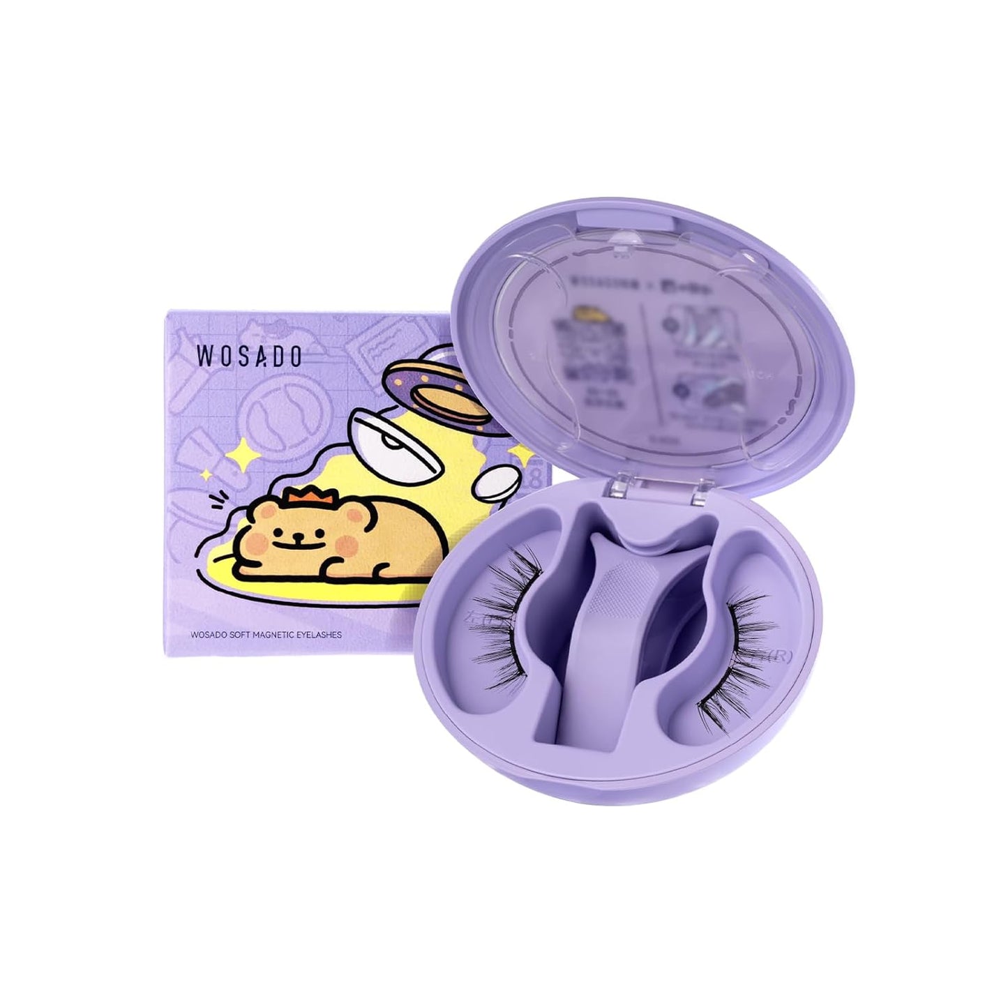 Soft Magnetic Eyelashes Kit - No.10 Ultra Black 21.5mm | Reusable, Glue-Free, Waterproof, Lightweight