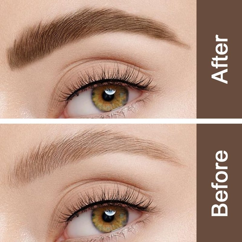 Kaely Eyebrow Gel - Waterproof Tinted Brow Mascara for Long-Lasting Color | 04 Dark Brown