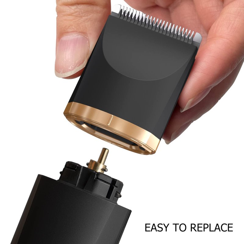 OLOV Electric Groin Hair Trimmer Replacement Blade Head, Complete Attachment Trimmer Head with Hygienic Replaceable Ceramic Blade