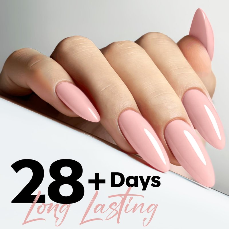 modelones Pink Gel Nail Polish 15ML, Hema Free Summer Pastel Soak-Off UV Gel Polish - 28+Days Long-Lasting Nail Art DIY Manicure Kit Home Salon Women Gifts