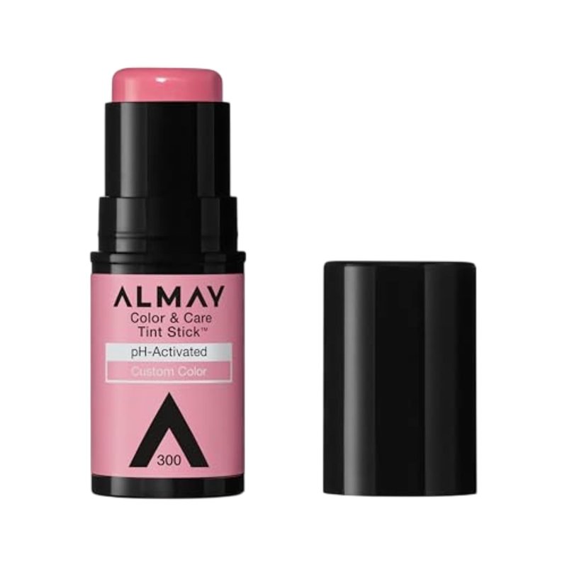 Almay Lip and Cheek Tint Stick - Multi-Use Moisturizing Blush & Lip Color | Dewy Finish, 300 Rose Flush, 0.25 oz