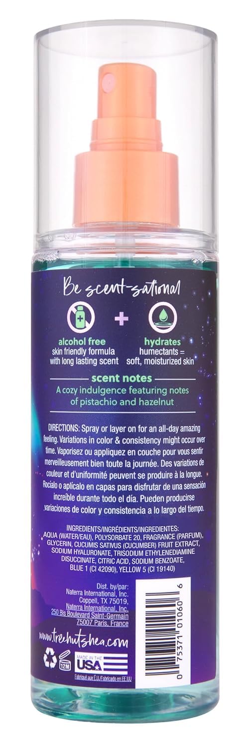 Tree Hut Aurora Nights Fragrance Mist - Hydrating, Alcohol-Free Cozy Scent | 6 fl oz