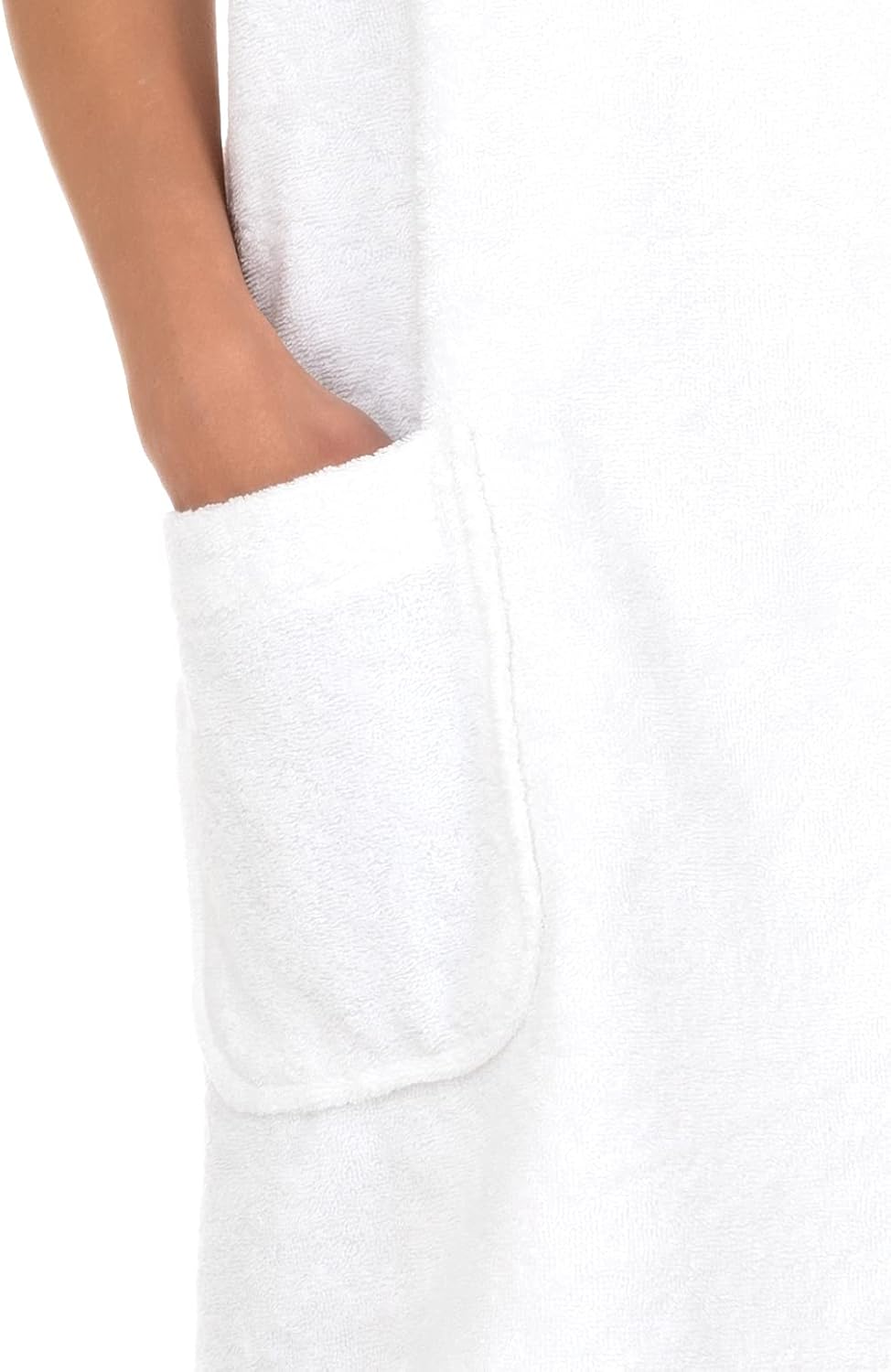 Womens Shower Wrap - Adjustable Cotton Terry Cloth Gym Cover Up | Soft & Comfortable