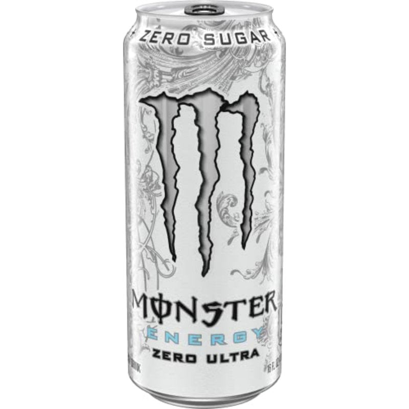 Monster Energy Zero Ultra, Sugar Free Energy Drink, 16 Ounce