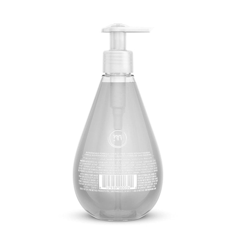 Method Gel Hand Soap - Sweet Water Scent | 12 Fl Oz (Pack of 3) - Gentle & Moisturizing Formula