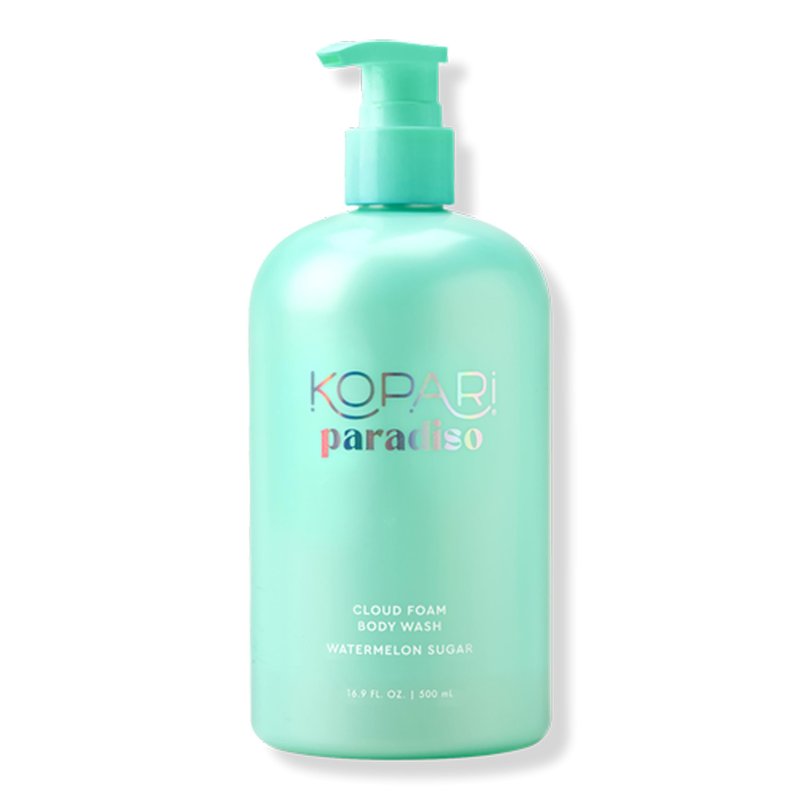 Kopari Paradiso Cloud Foam Body Wash – Watermelon Sugar | Hydrating Foaming Body Wash with Hyaluronic Acid & Vitamin E | Gentle Cleanse, Fruity Scent