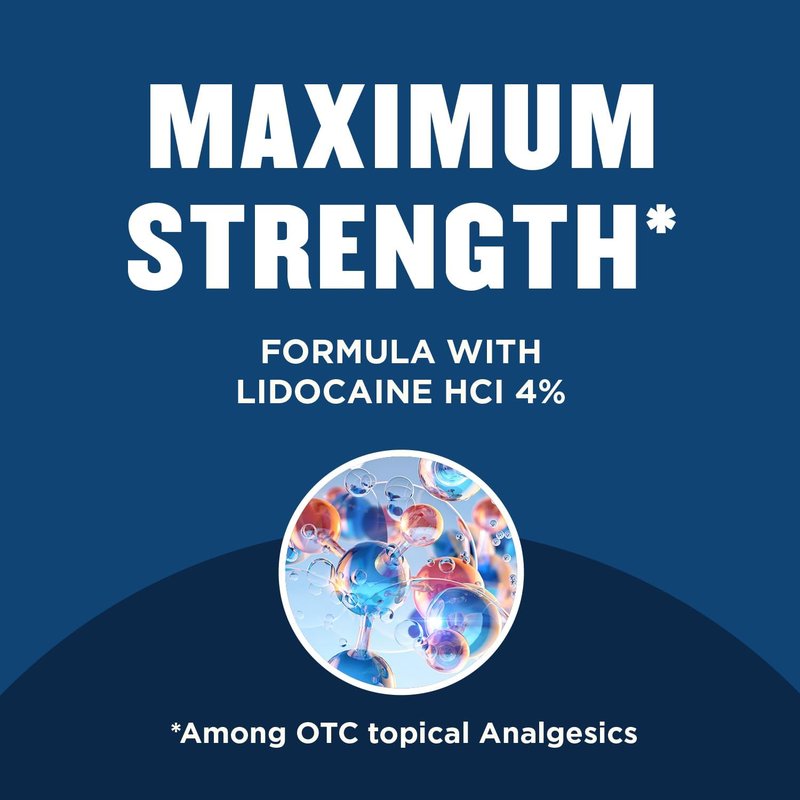 Gold Bond Medicated Maximum Strength Cream - Intense Pain & Itch Relief with Lidocaine, 1.75 oz.