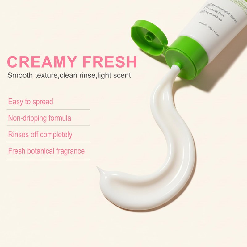 Bccdeuy Hair Removal Cream for Women & Men, 120g - Gentle Aloe & Jojoba Formula for Underarms, Arms, Legs & Bikini Line - Smooth Skin in Minutes
