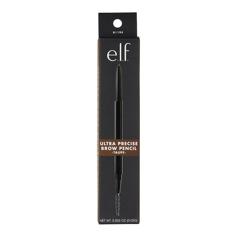e.l.f. Ultra Precise Brow Pencil - Dual-Ended, Ultra Fine Tip for Defined Eyebrows | Vegan & Cruelty-Free, Taupe