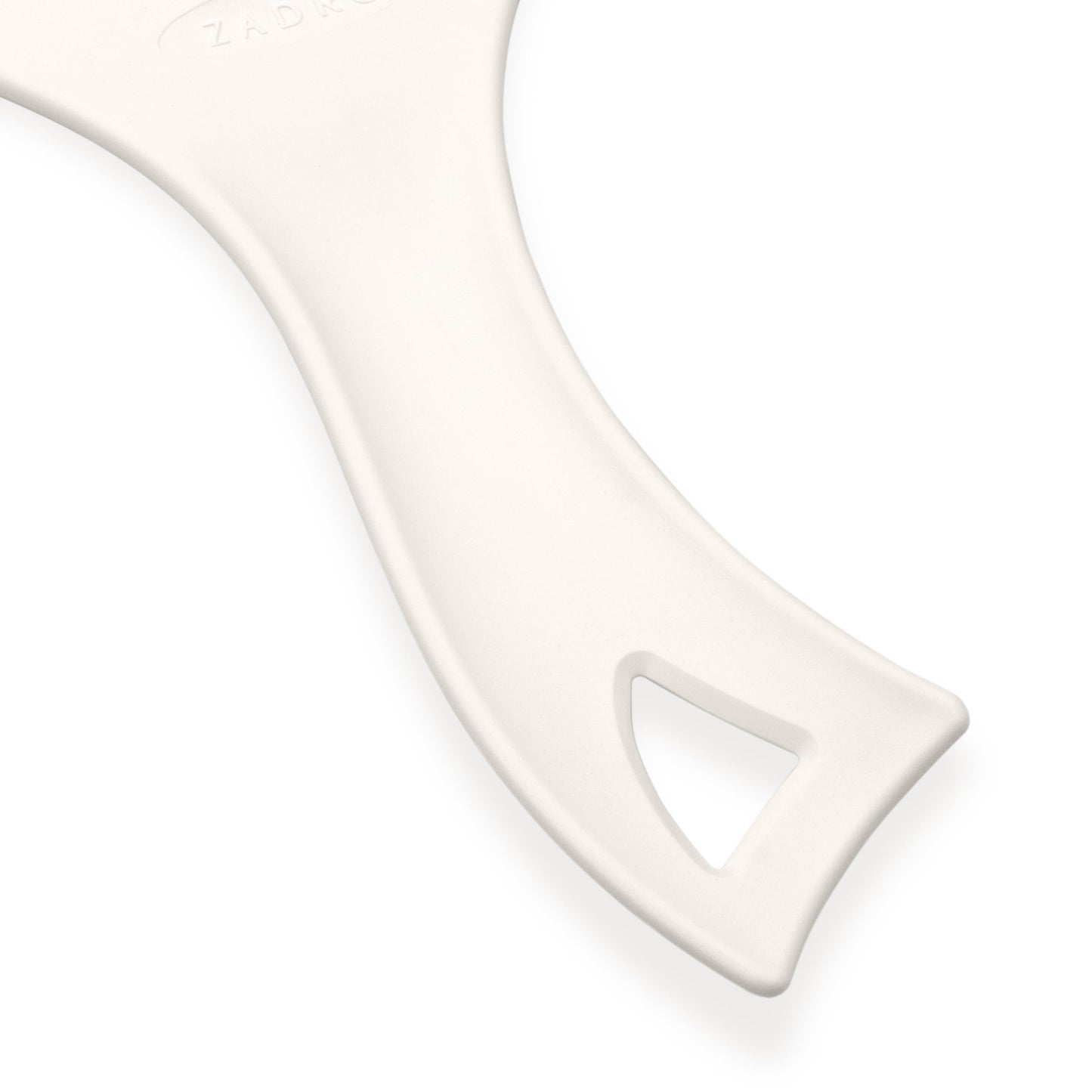 Zadro Salon Professional Extra Large Hand Mirror with Handle, 10" W x 19" L, Multi-Purpose Oval Handheld Mirror with New Distortion-Free Reflection (1, Off-White, Large (Pack of 1))