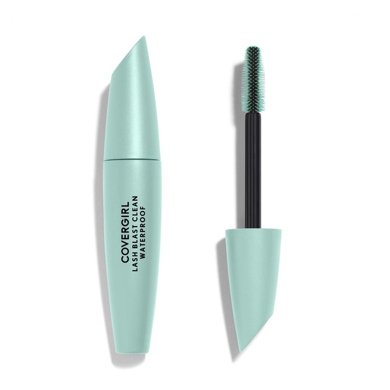 CoverGirl Lash Blast Clean Volume Waterproof Mascara, Vegan Formula, Volumizing, Smudge-Proof, Black Brown, 1 Count