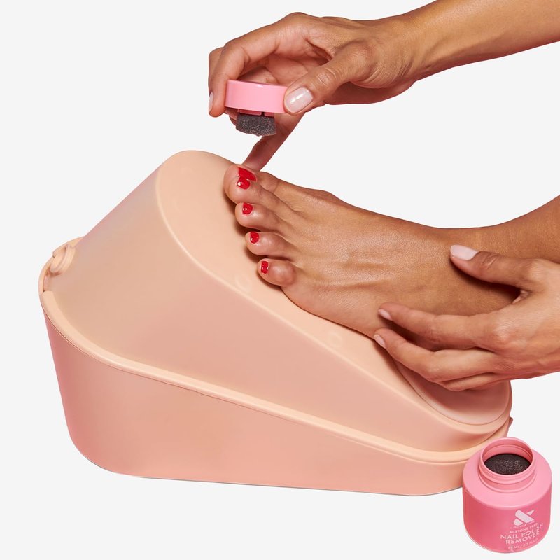 Olive & June Nail Polish Remover Pot - Acetone-Free, No-Mess Formula with Sponge Lid | Vegan & Cruelty-Free | 70mL