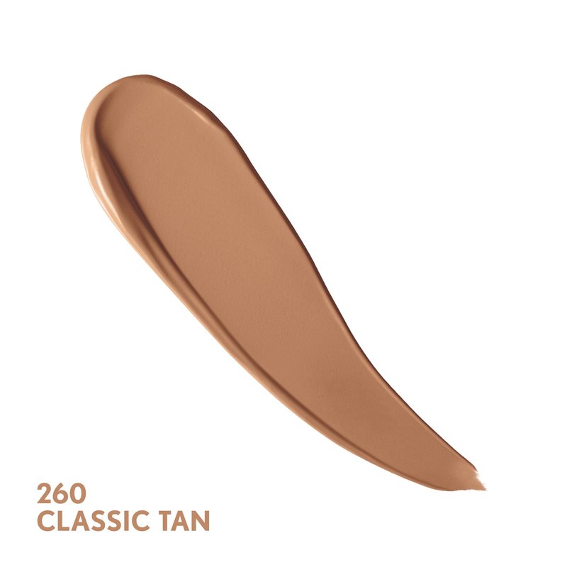 COVERGIRL & Olay Simply Ageless 3-in-1 Liquid Foundation, Matte Finish, Hyaluronic & Vitamin C Formula, 260 Classic Tan, 1 Count