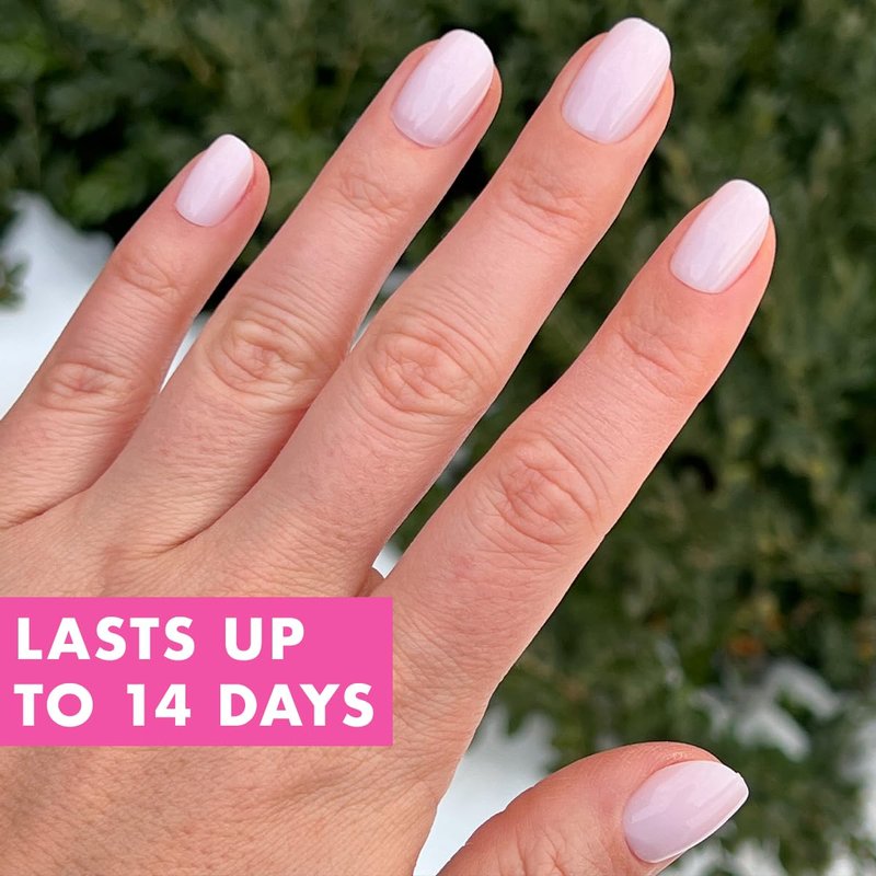 Olive & June Instant Mani Press-On Nails - 42 Non-Toxic, Long-Lasting Fake Nails | Spring Flowers & Patterns | Extra Short, Round | Strawberry Scone