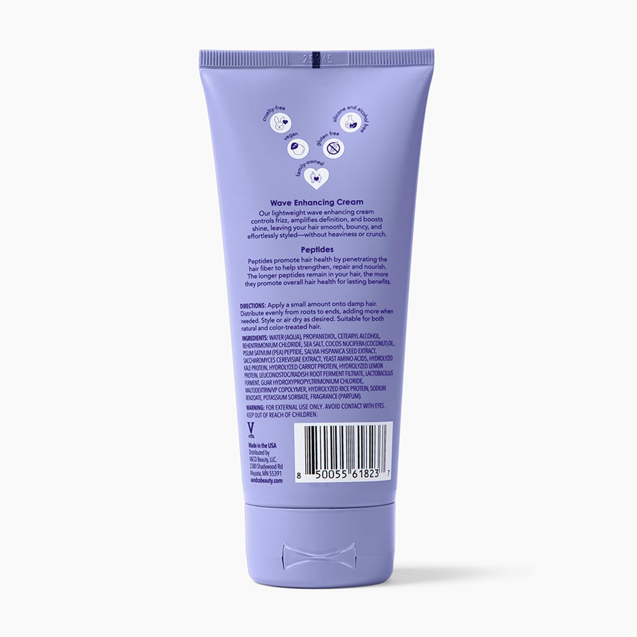 V&Co. Beauty Wave Babe - Wave Enhancing Cream for Defined, Bouncy Waves | 8 oz