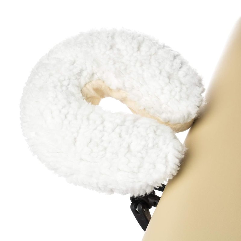 Saloniture Fleece Face Cradle Cover - Soft Massage Table Headrest Pillow for Comfort